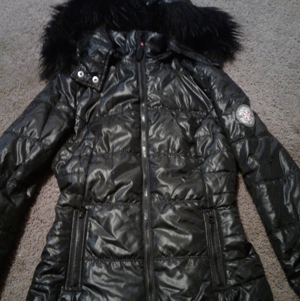 Aeropostle xs black winter jacket